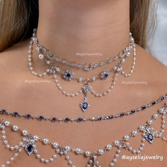 Lunaria Shoulder Necklace