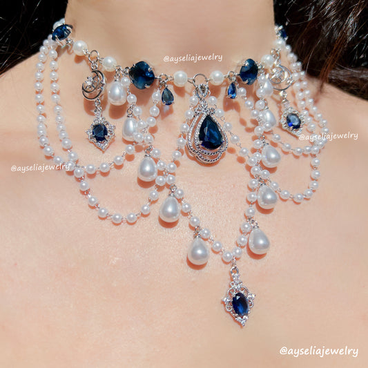 Lunaria Silver Necklace