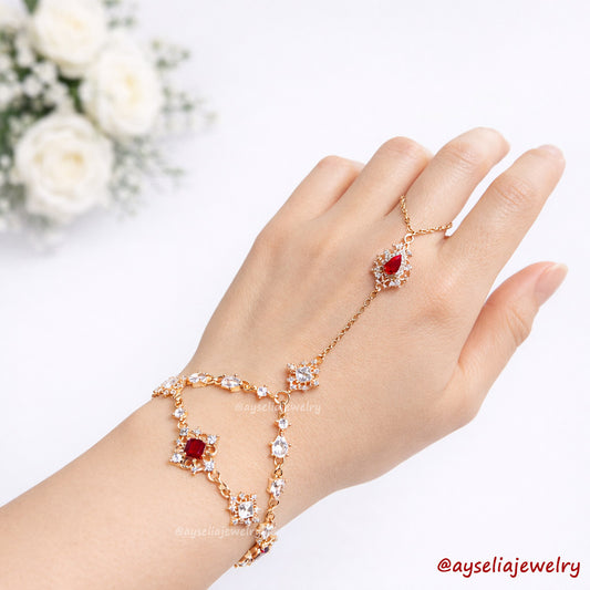 Ravessia Red Hand Chain