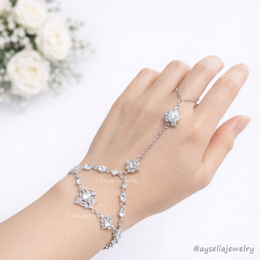 Ravessia Silver Hand Chain