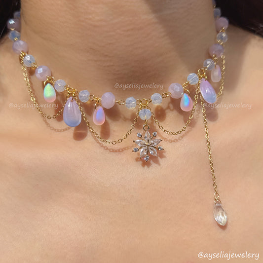 Nyla Snow Fairy Necklace