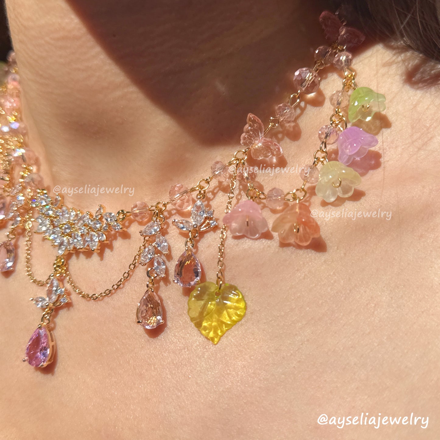 Elysia Floral Necklace