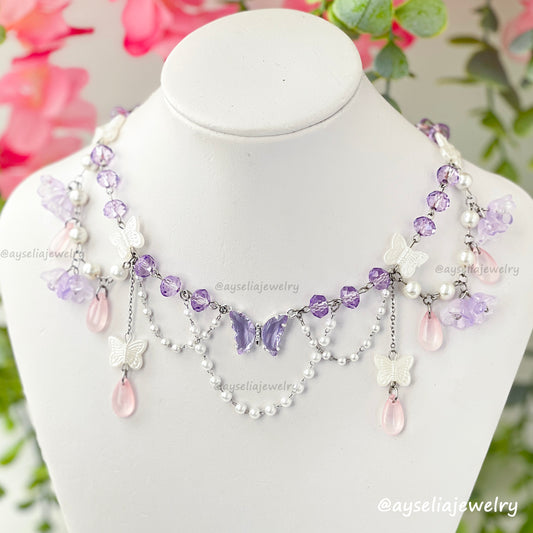 Faelynn Silver Necklace