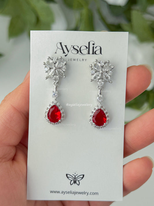 Flower Drop Earrings