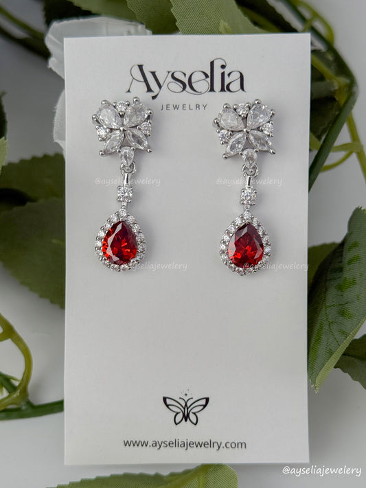 Flower Drop Earrings