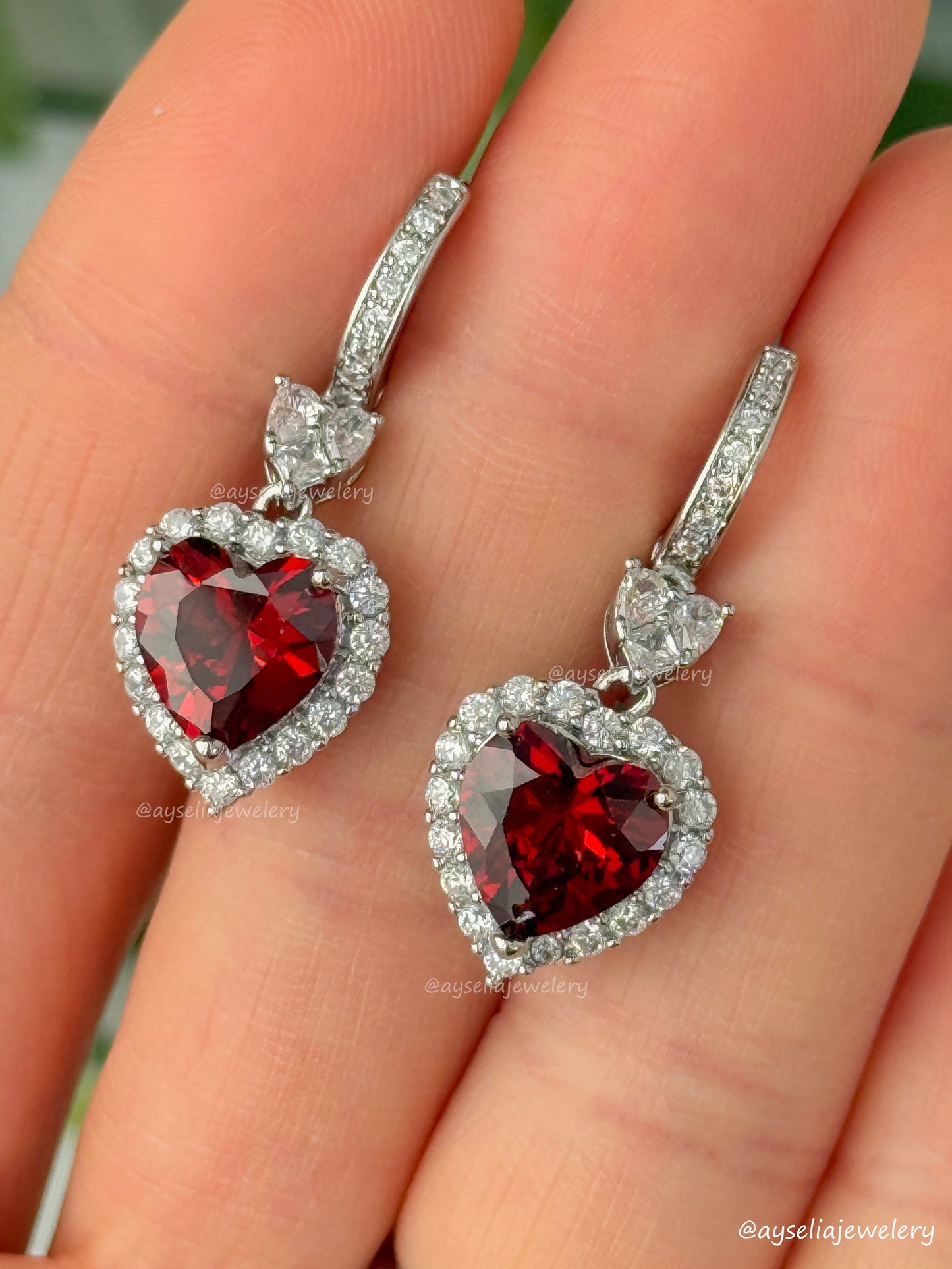 Eudora Silver-Red Necklace