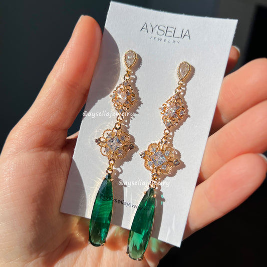 Orebela Emerald Earrings