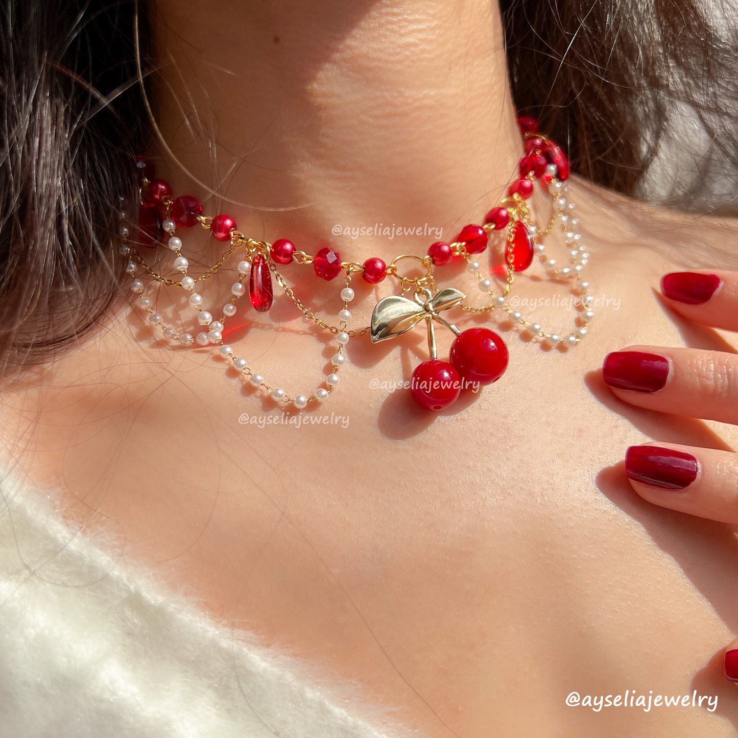 Cherry Kisses Necklace