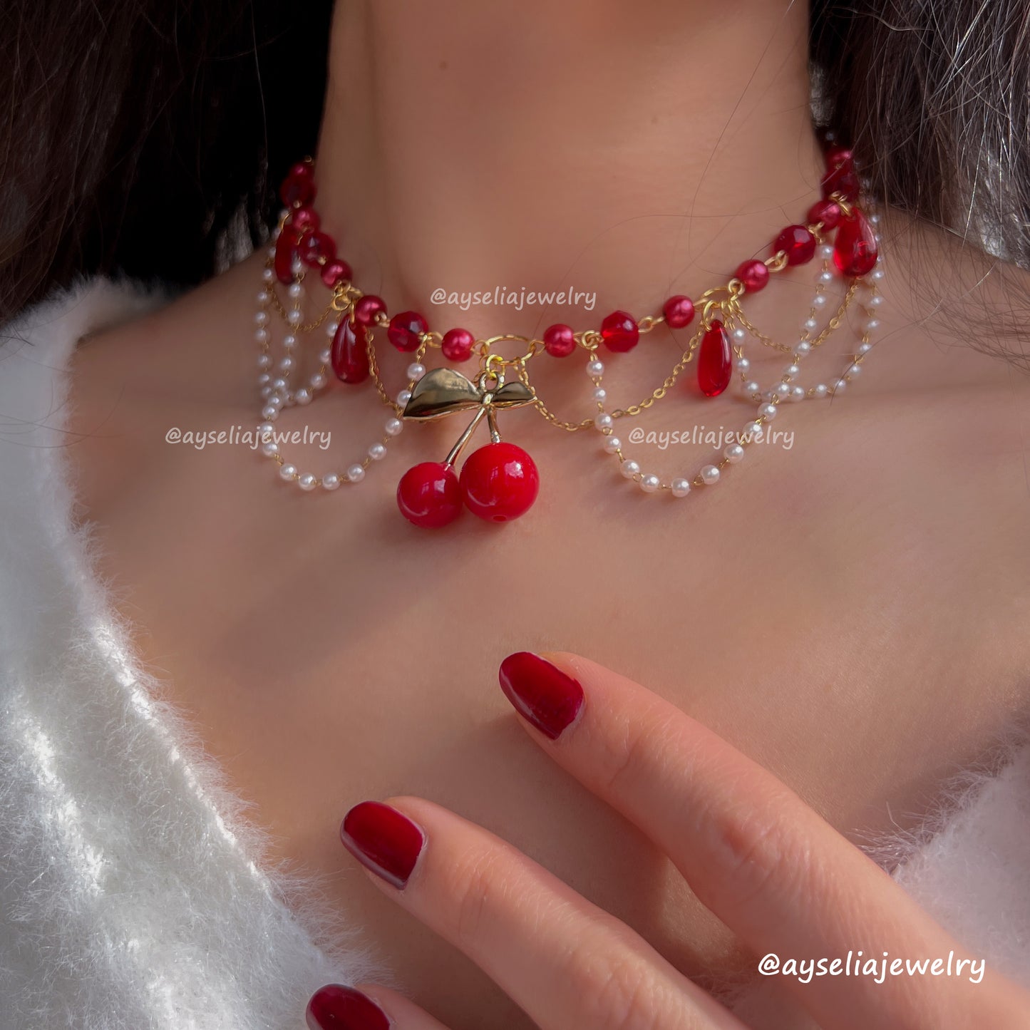 Cherry Kisses Necklace