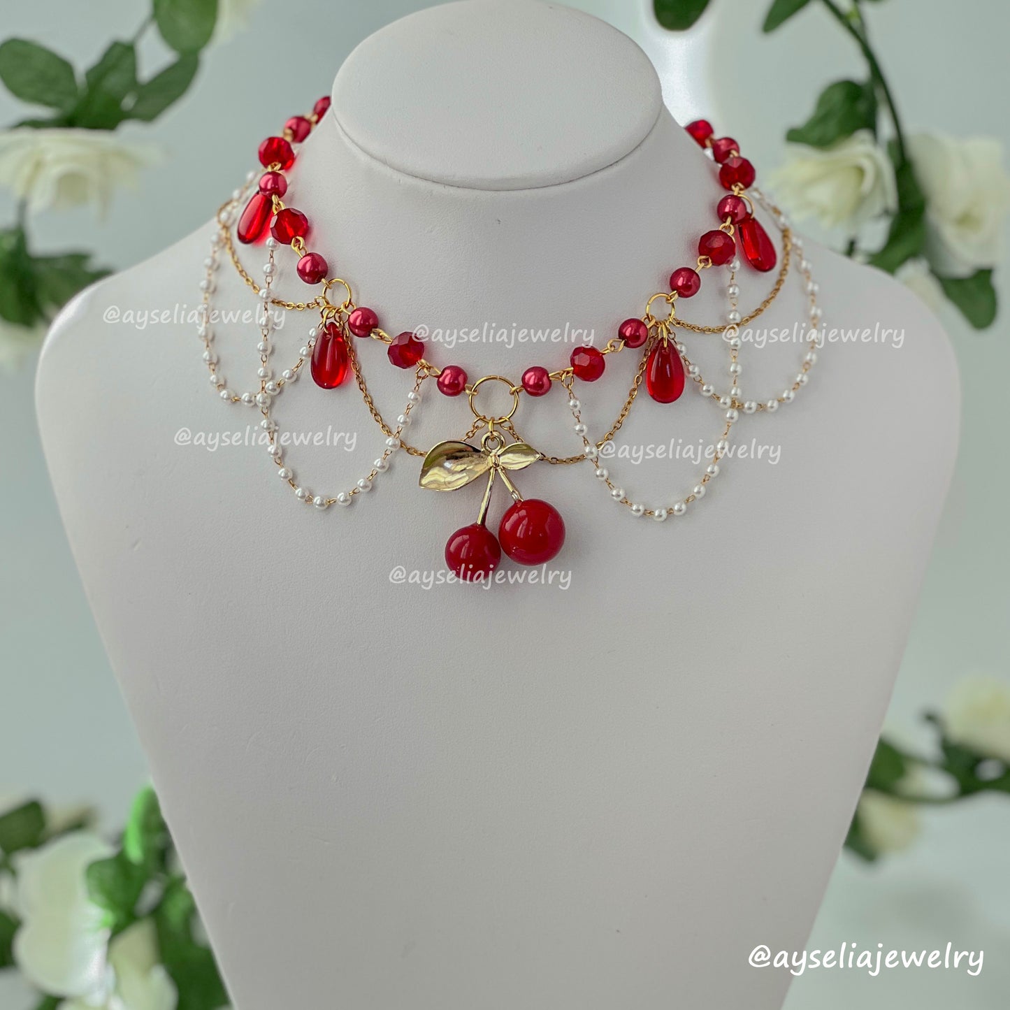 Cherry Kisses Necklace