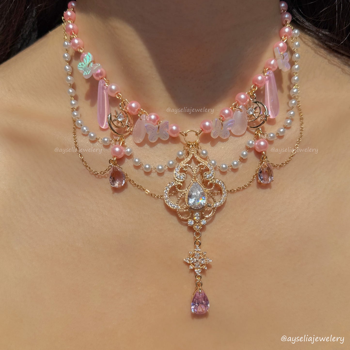 Cerise Jewelry Set