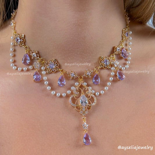 Lucella Lavender Jewelry Set