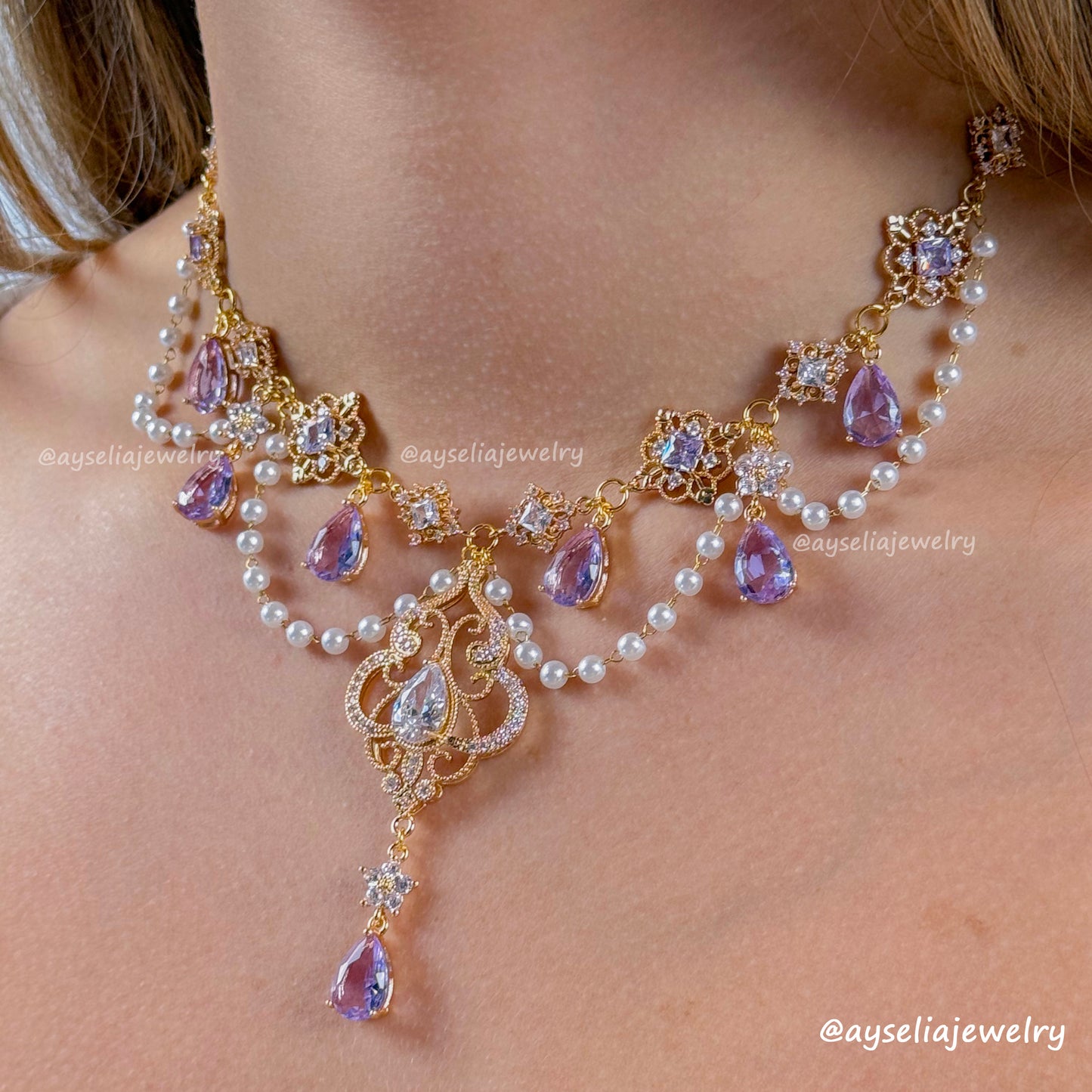 Lucella Lavender Jewelry Set