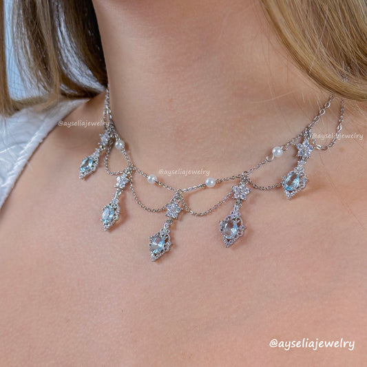 Juliette Light Blue Jewelry Set