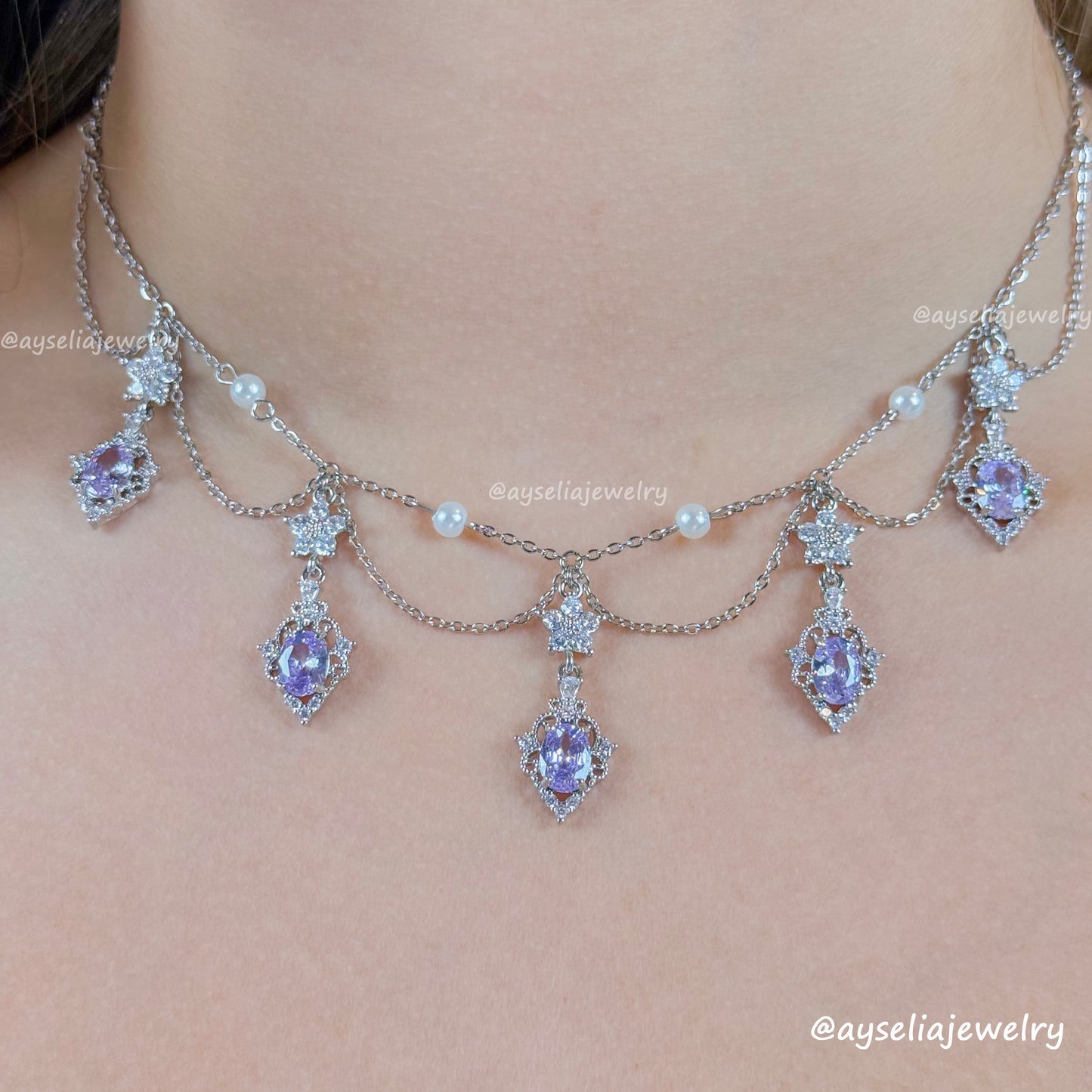 Juliette Lavender Jewelry Set