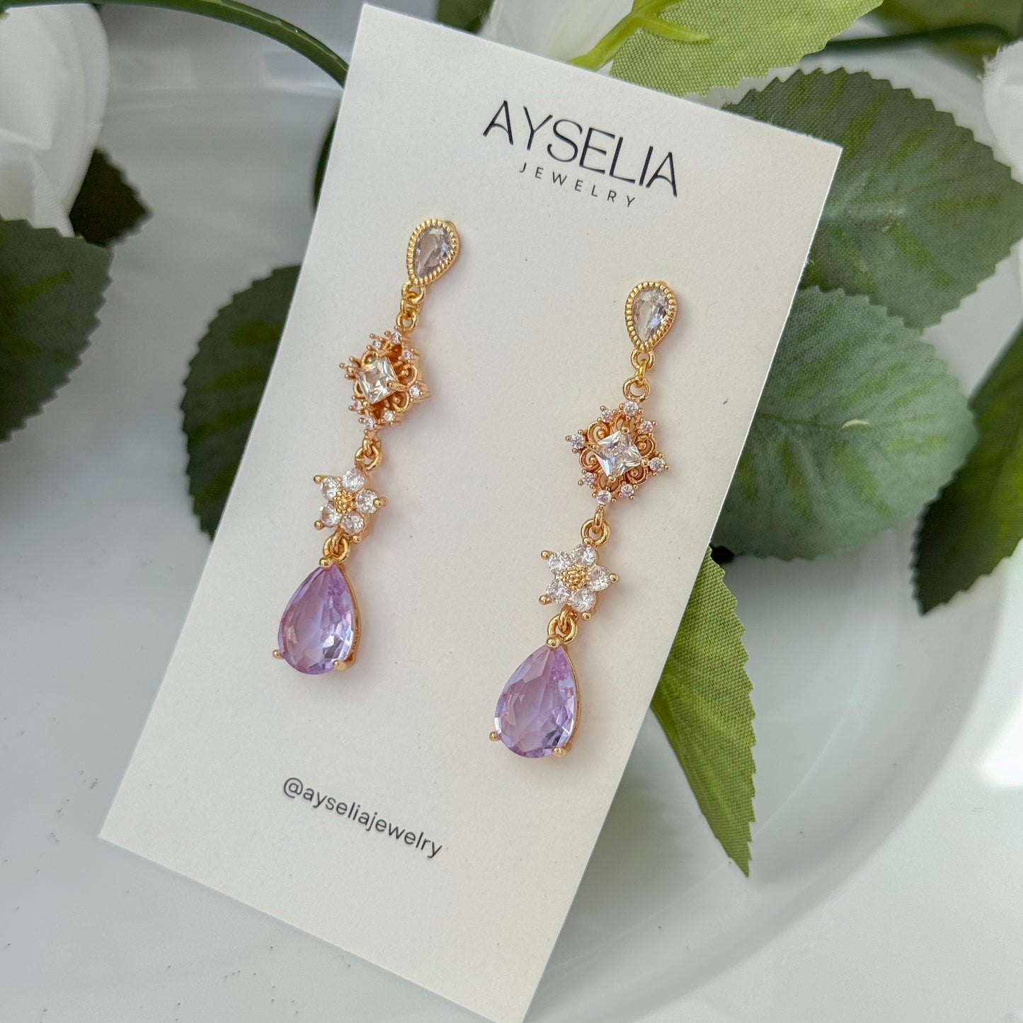 Lucella Lavender Earrings