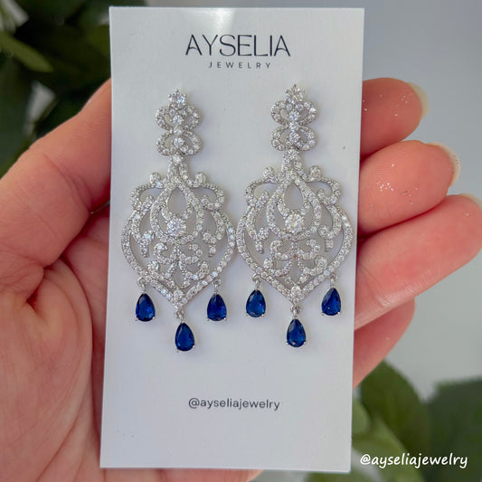 Sapphire Drops Earrings