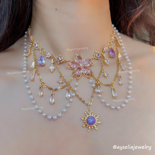 Golden Flower Necklace
