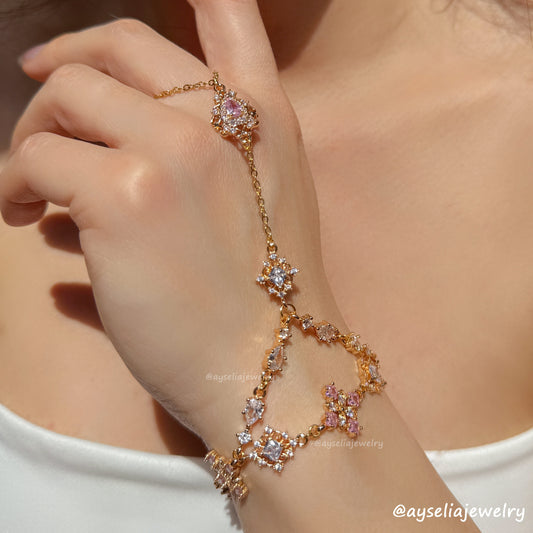Ravessia Pink Hand Chain