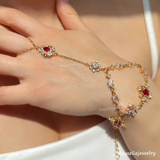 Ravessia Red Hand Chain