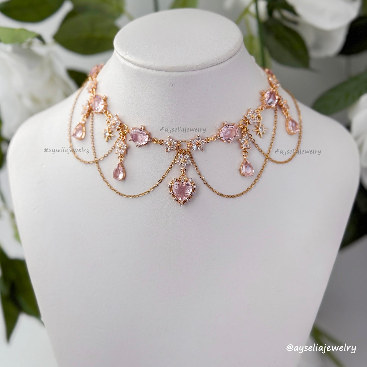 Eudora Pink Necklace